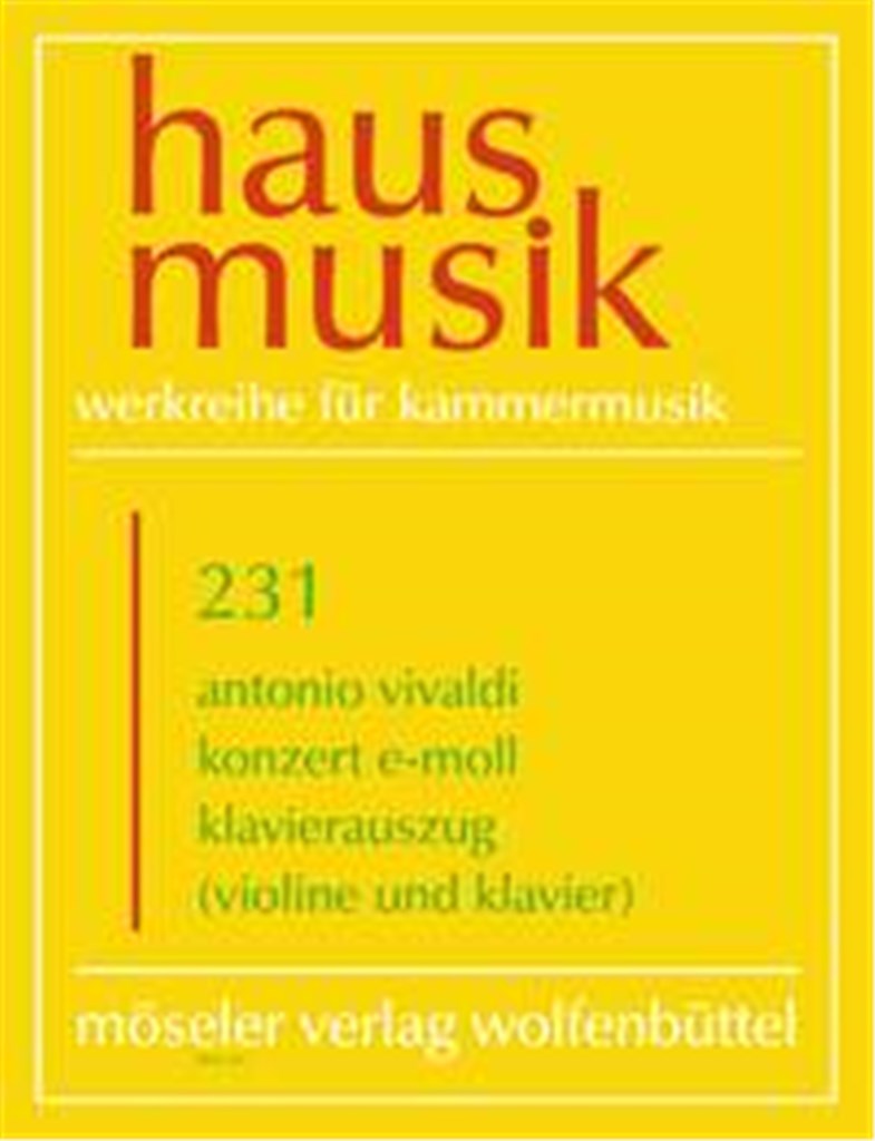 Konzert e-Moll P 109