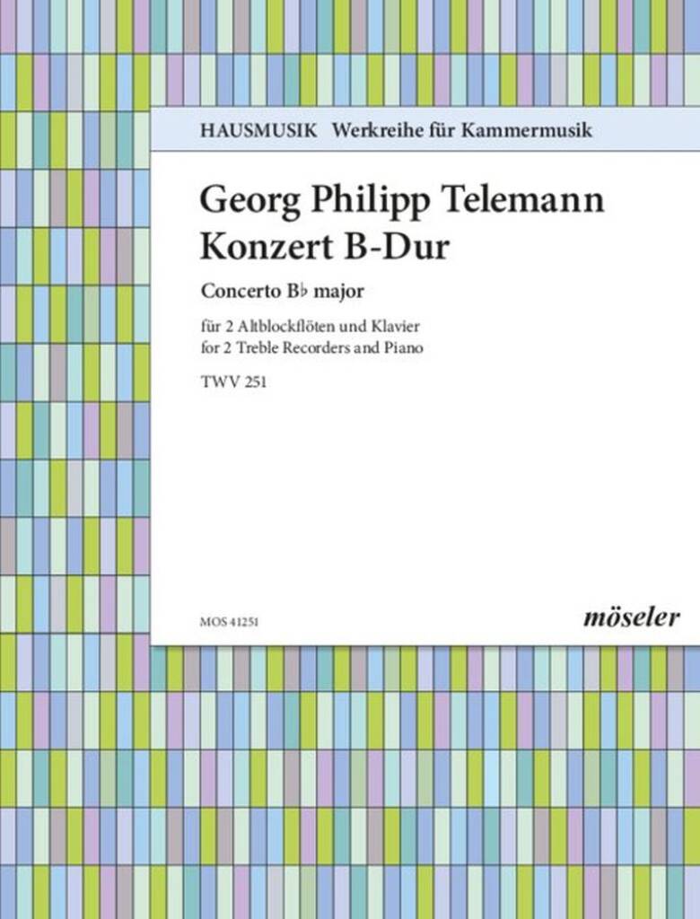 Konzert B-Dur TWV 52:B1
