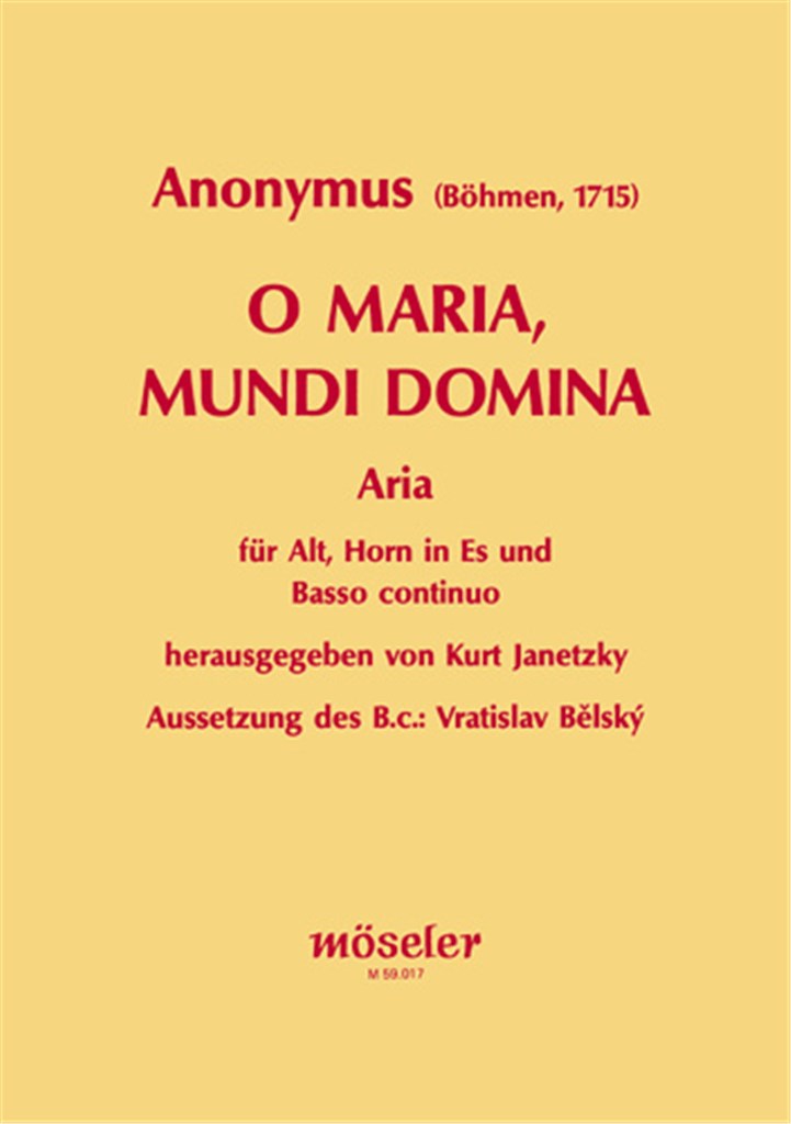O Maria, mundi Domina