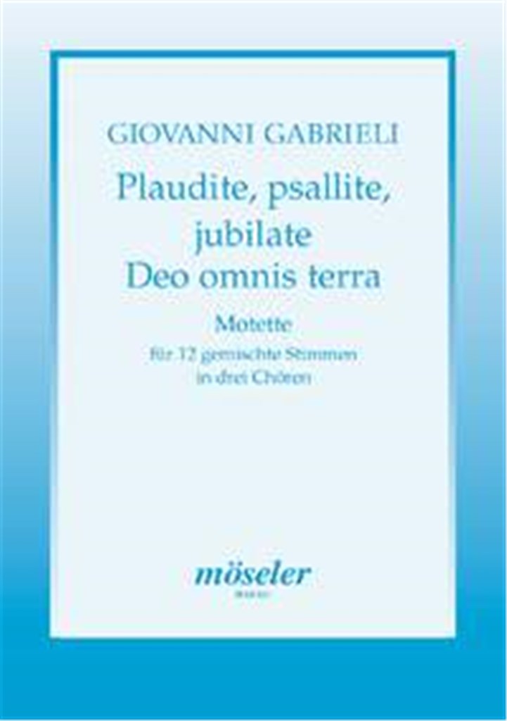 Plaudite, psallite, jubilate Deo omnis terra