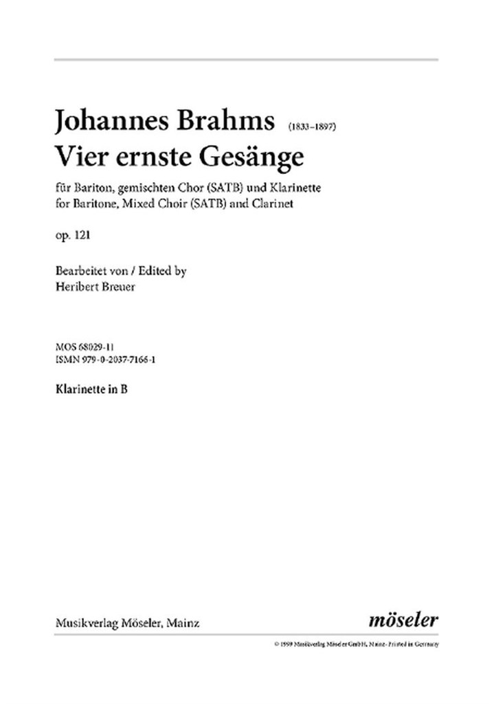 Vier ernste Gesänge