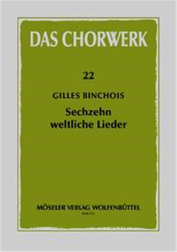 16 weltliche Lieder