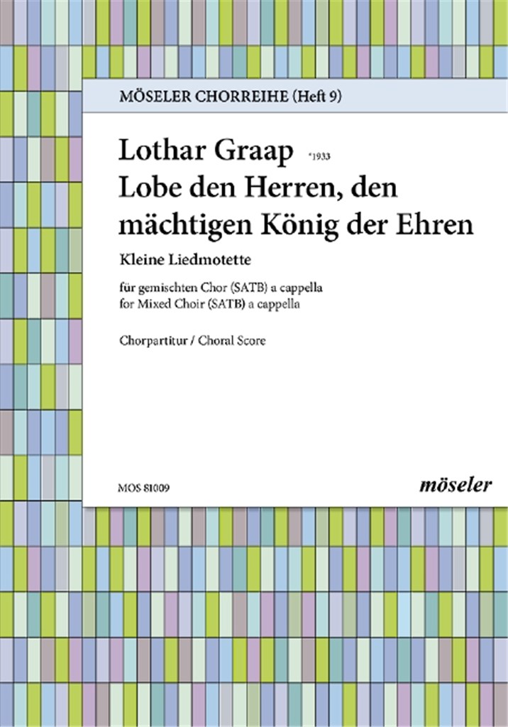 Lobe den Herren, den mächtigen König der Ehren