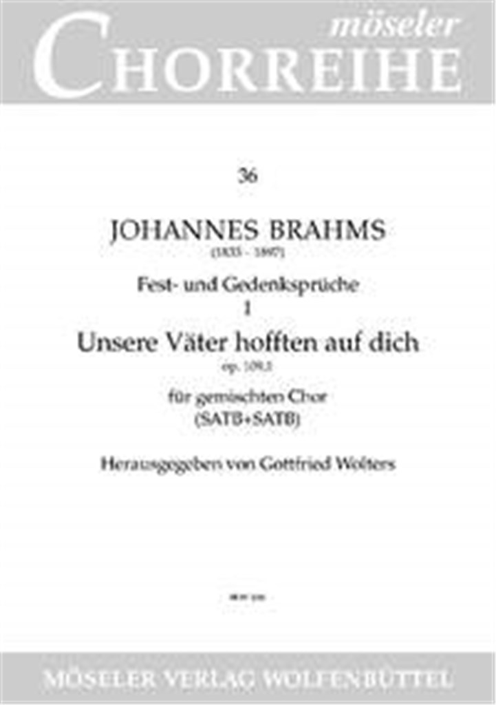 Fest- und Gedenksprüche op. 109