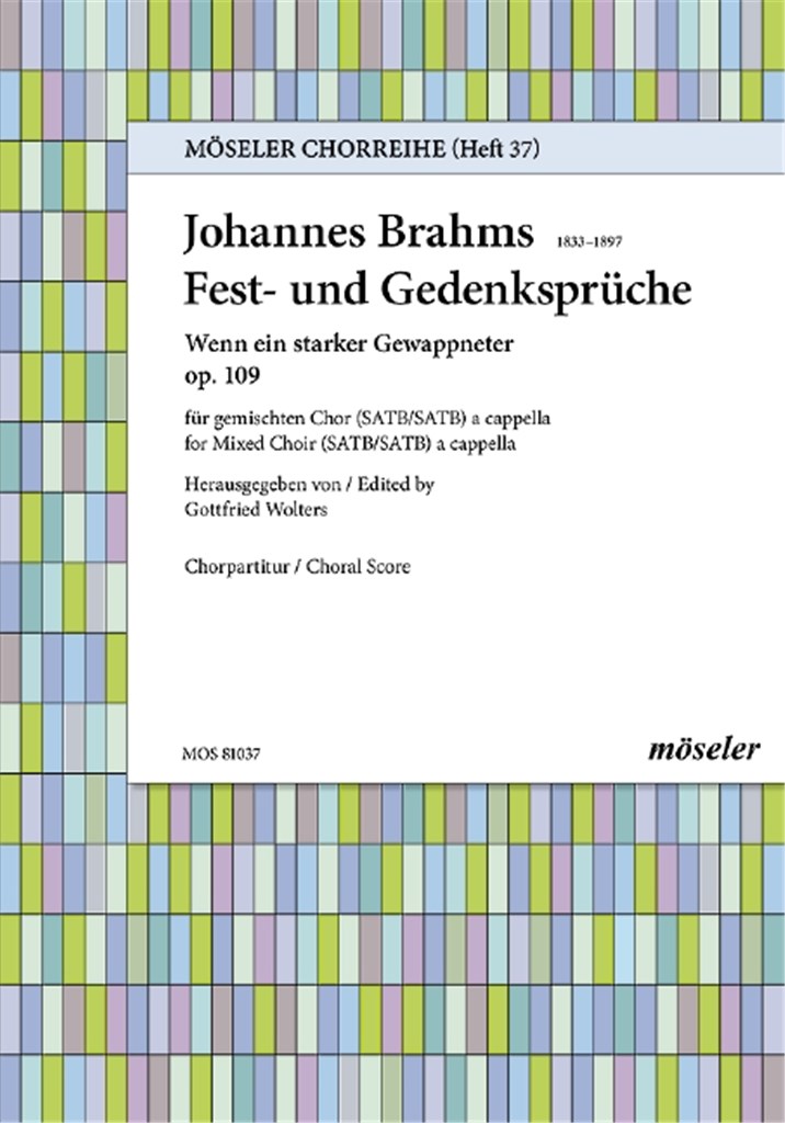 Fest- und Gedenksprüche op. 109