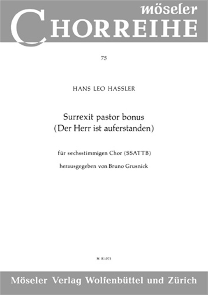 Surrexit pastor bonus