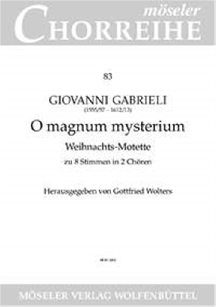 O magnum mysterium