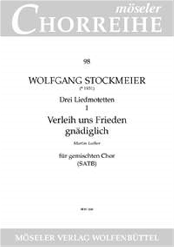 Drei Liedmotetten Wk 270