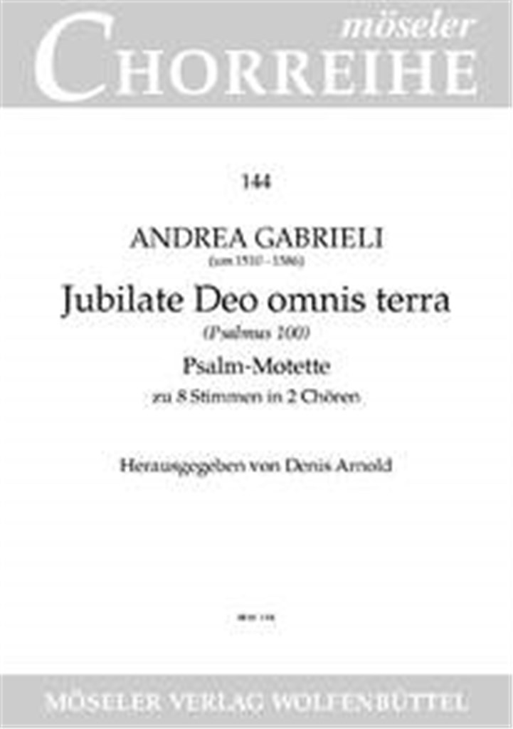 Jubilate Deo omnis terra