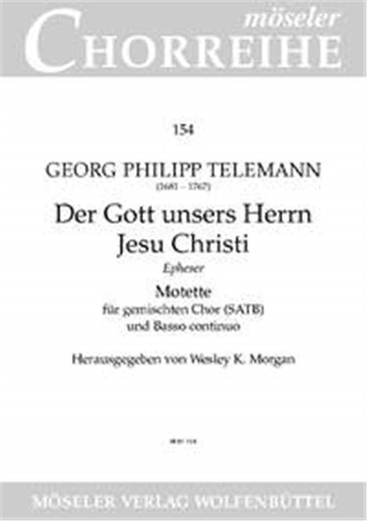 Der Gott unsers Herrn Jesu Christi TWV 8:4