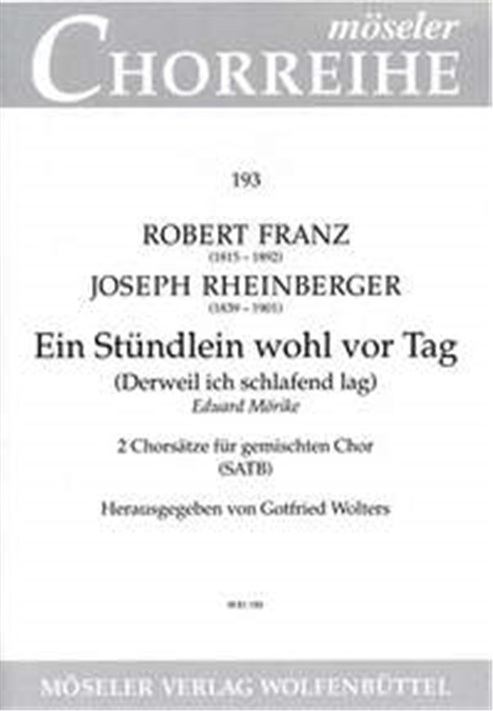Ein Stündlein wohl vor Tag op. 45,6