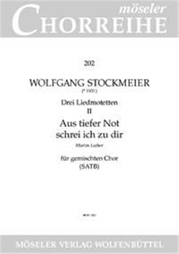 Drei Liedmotetten Wk 271