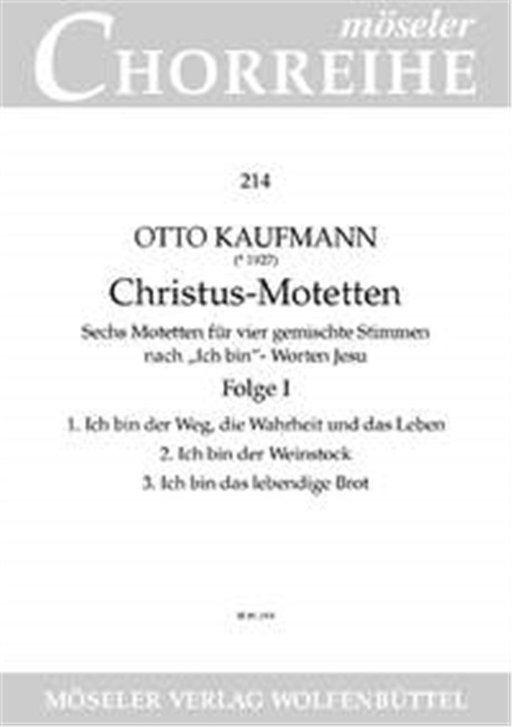 Christus-Motetten Heft 1