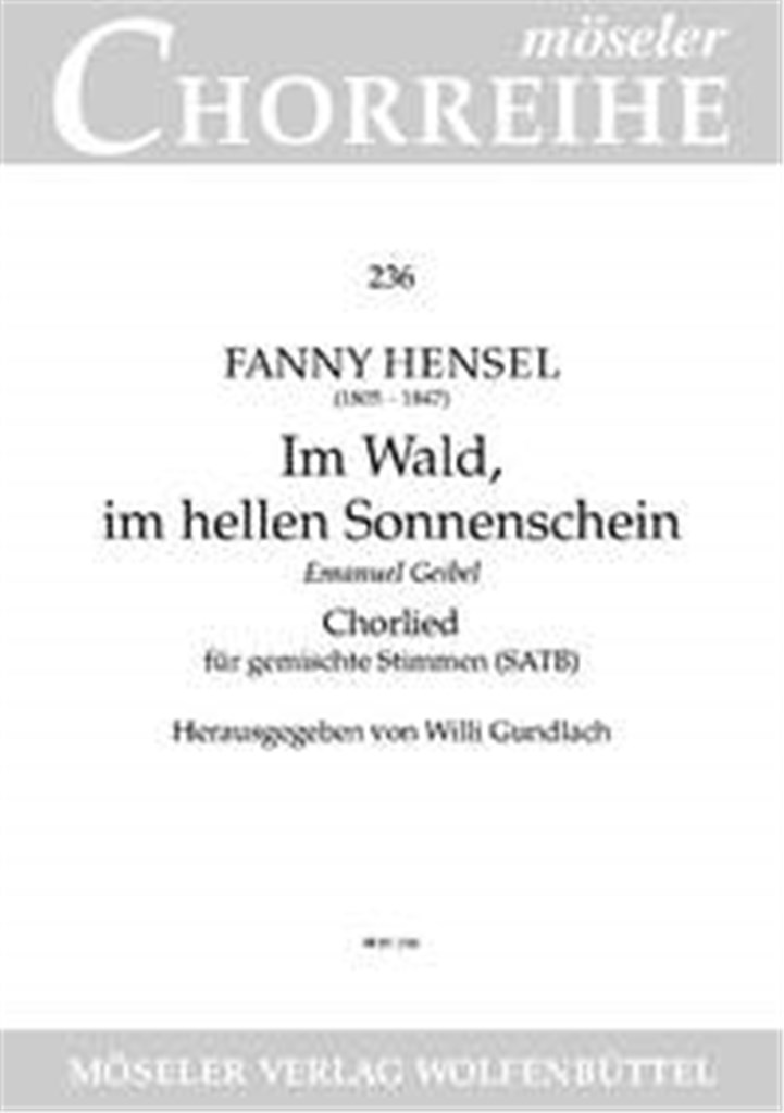 Im Wald, im hellen Sonnenschein op. 3,6