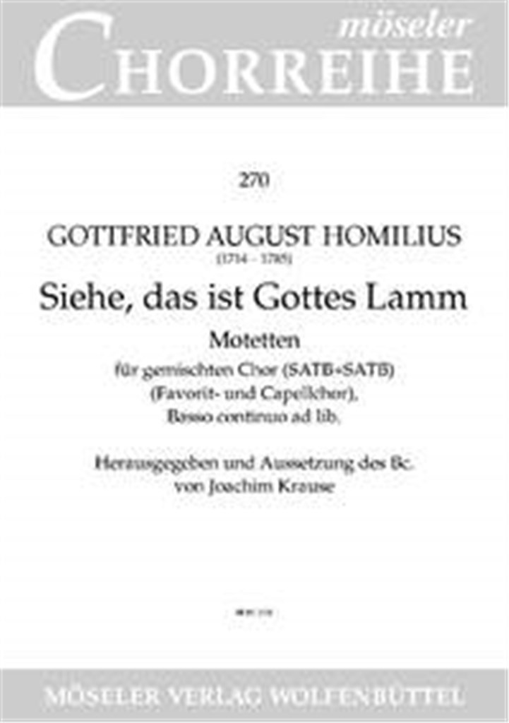 Siehe, das ist Gottes Lamm