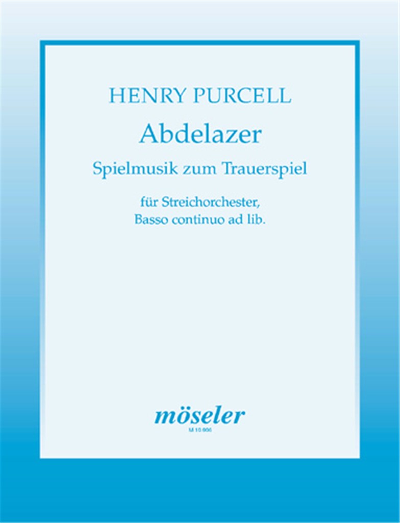 Abdelazer Streichorchester Partitur