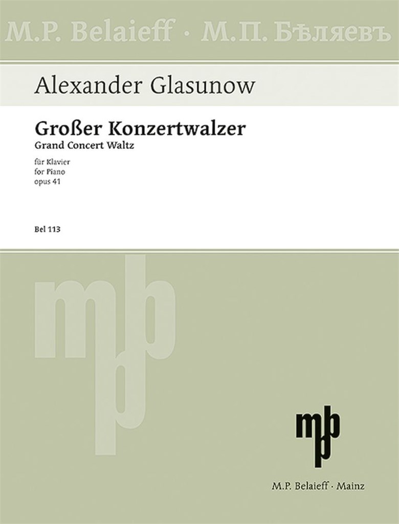 Großer Konzertwalzer Es-Dur op. 41