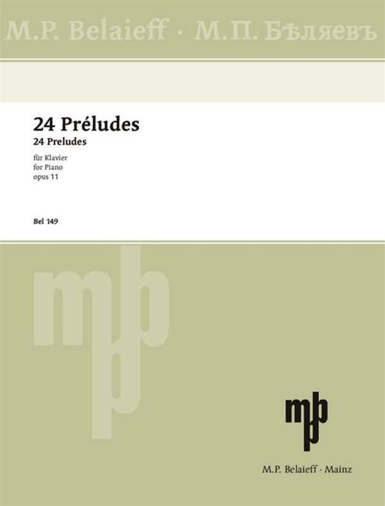 24 Preludes Opus 11