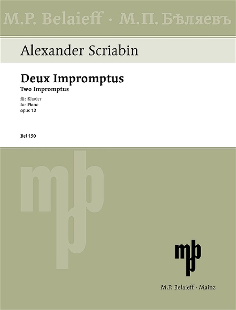 Deux Impromptus op. 12