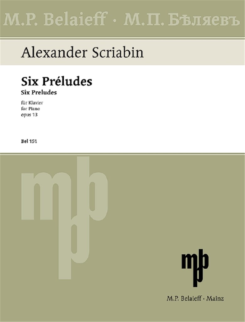 Six Préludes op. 13