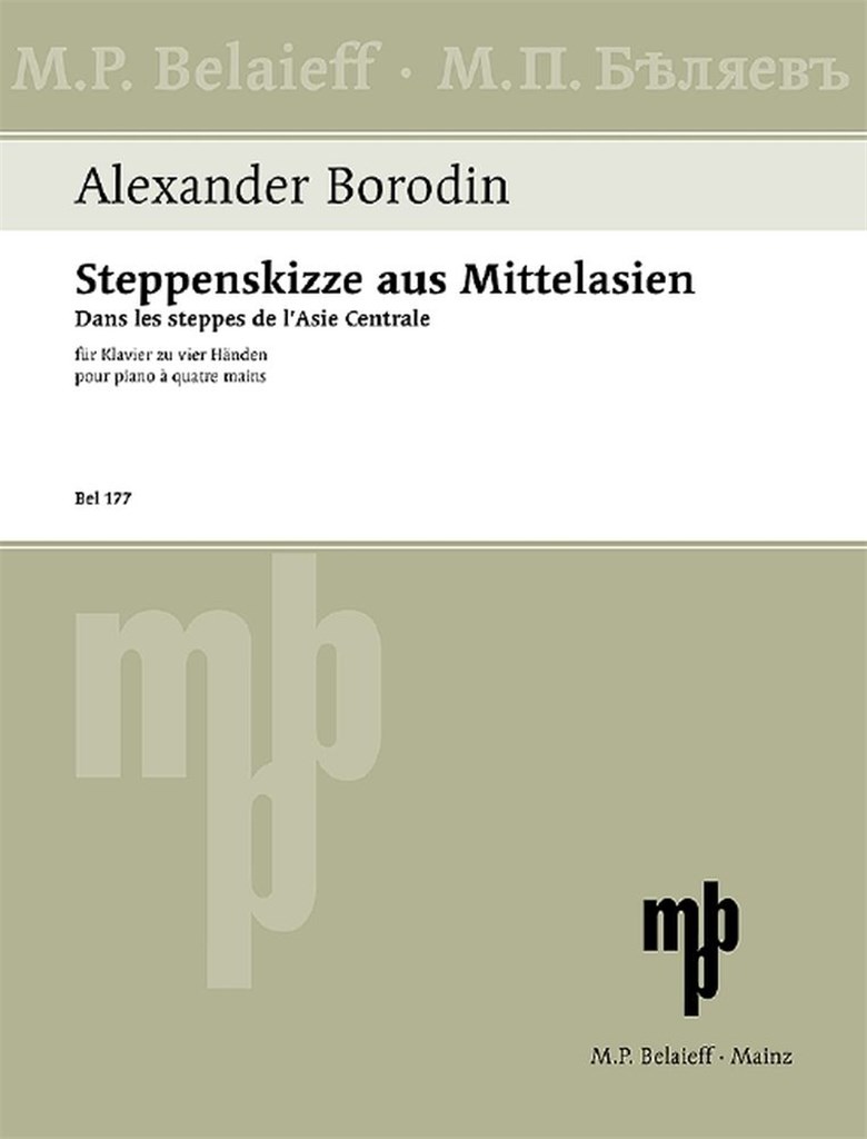 Eine Steppenskizze aus Mittelasien