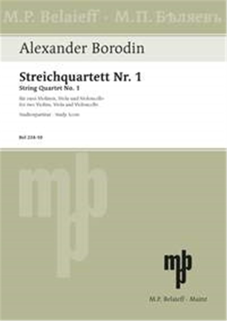 Streichquartett Nr. 1 A-Dur