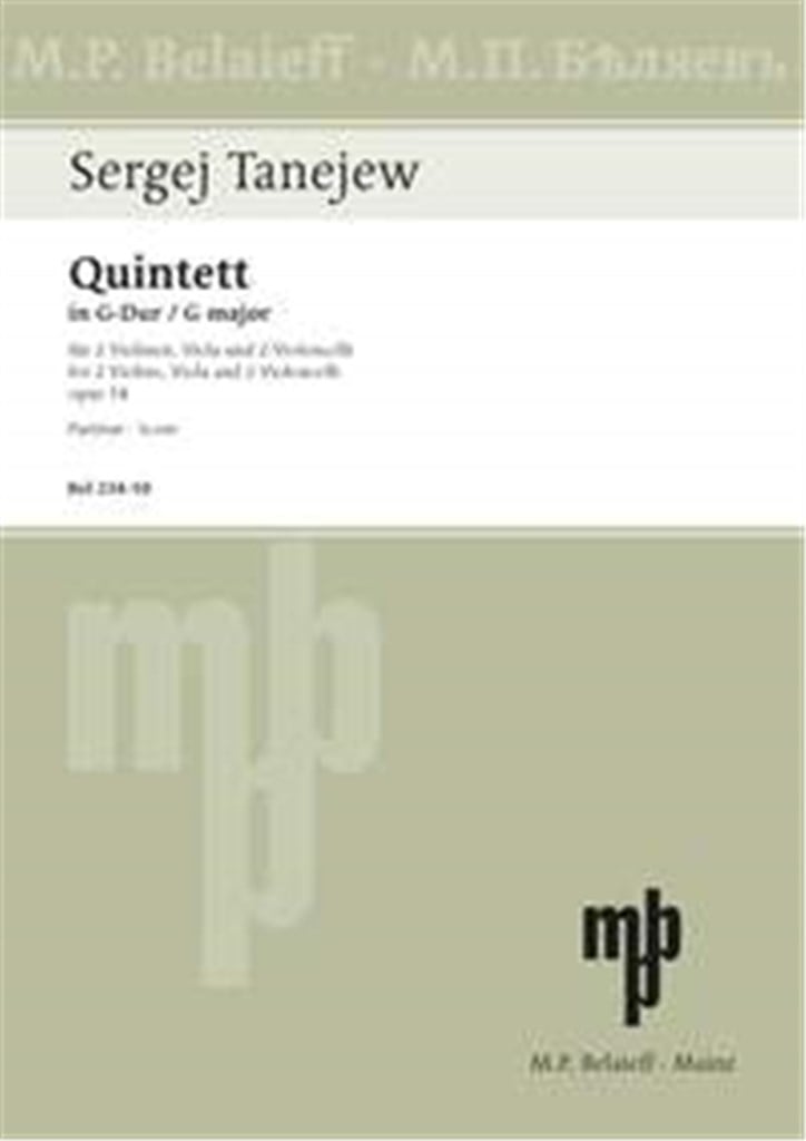 Quintett G-Dur op. 14