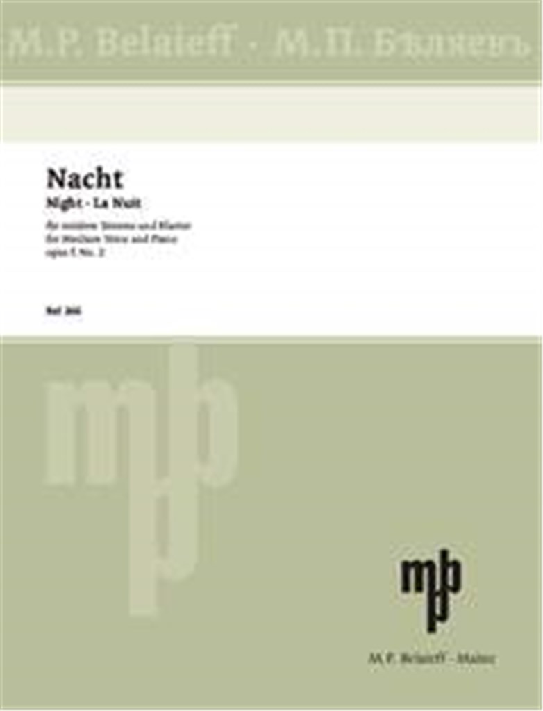 Vier Lieder op. 5