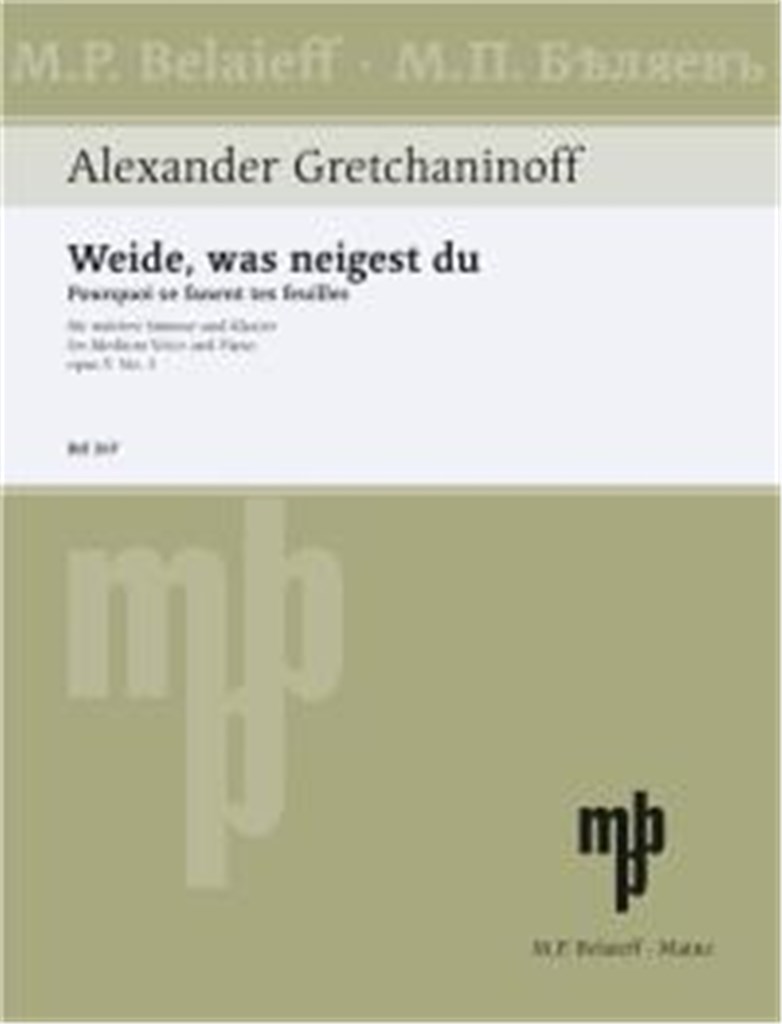 Vier Lieder op. 5