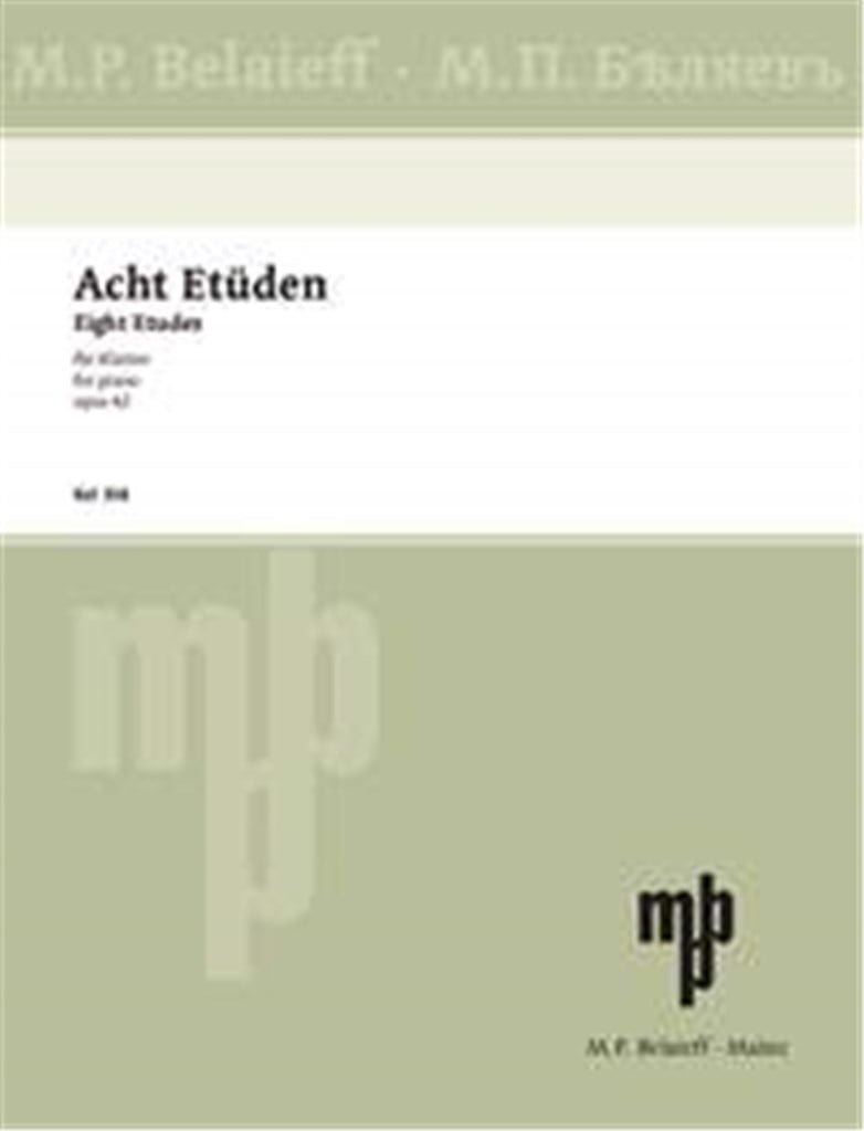 Acht Etüden op. 42