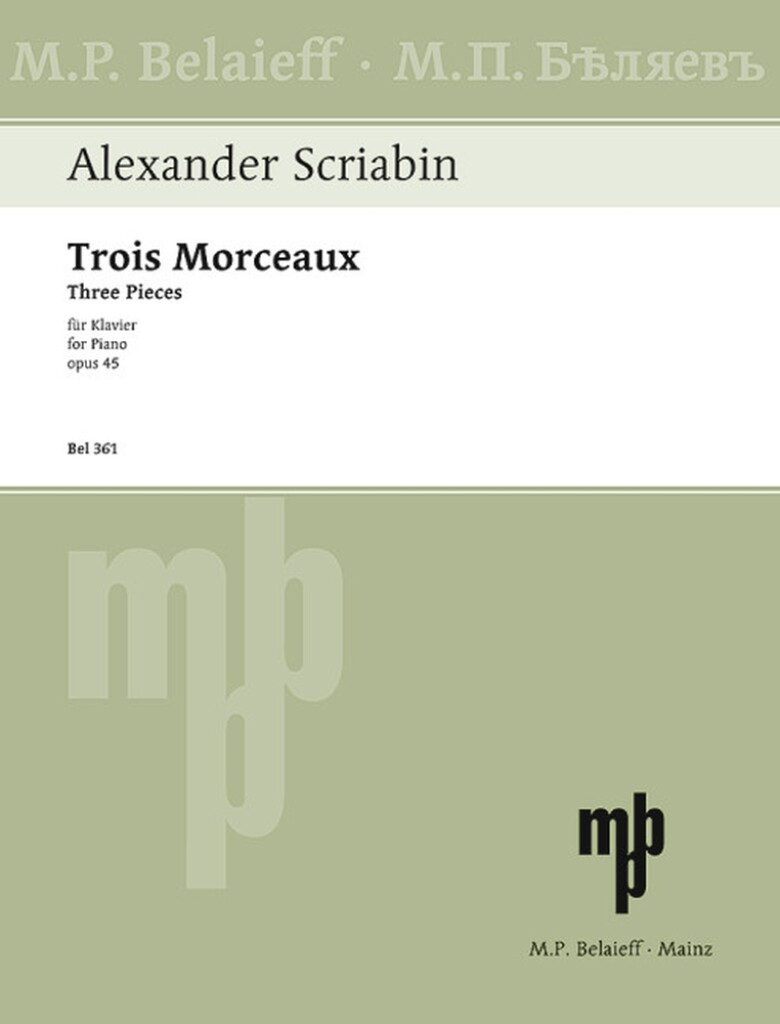 Three Pieces op. 45
