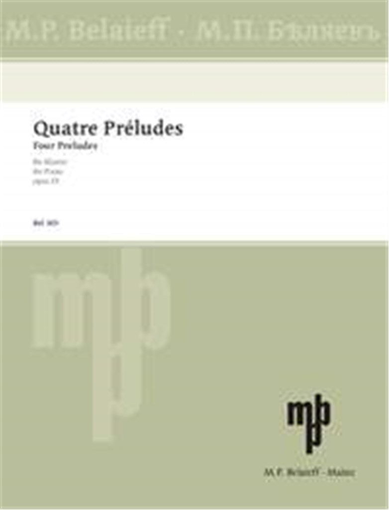 Quatre Préludes op. 33