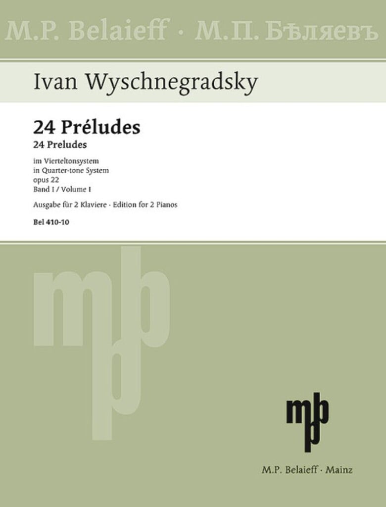 24 Préludes op. 22 Vol. 1