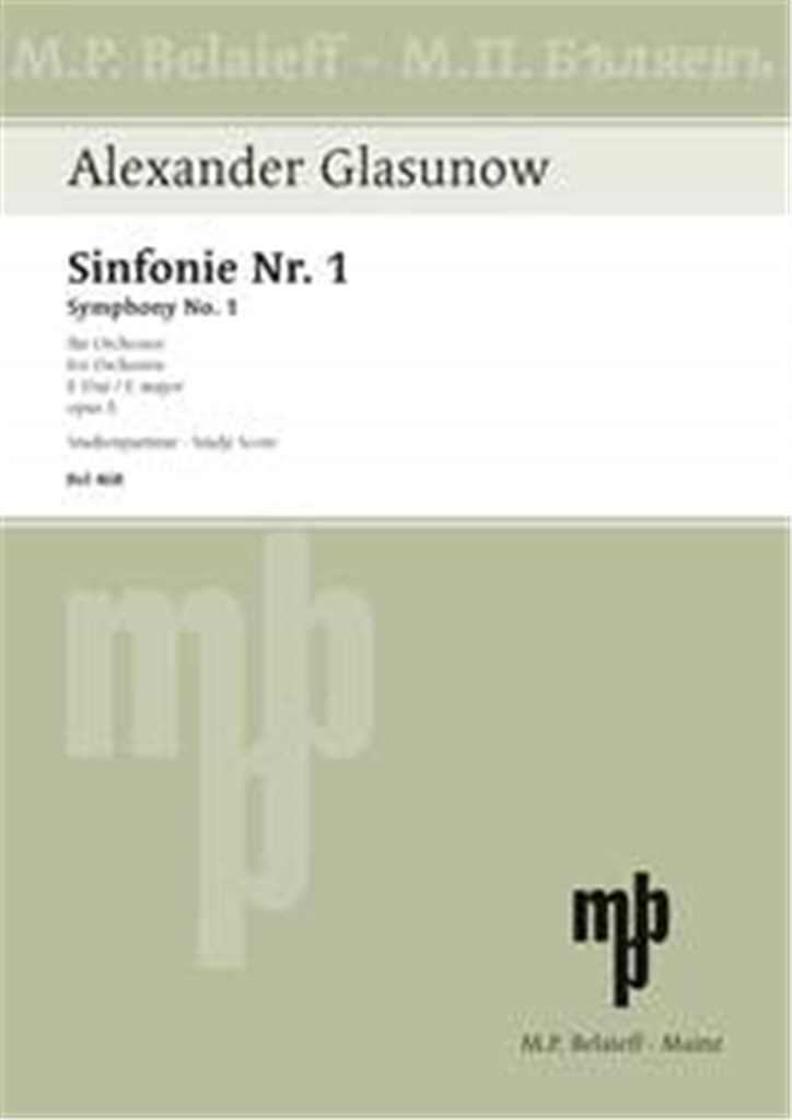 Sinfonie Nr. 1 E-Dur op. 5