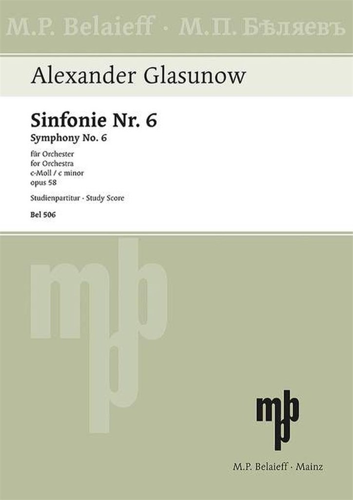 Sinfonie Nr. 6 c-Moll op. 58