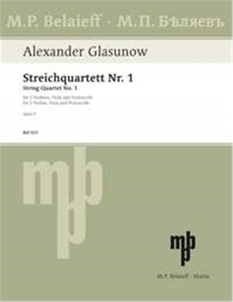 Streichquartett Nr. 1 D-Dur op. 1