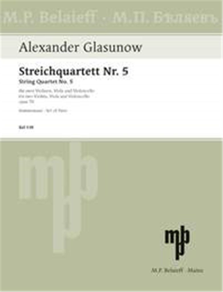 Streichquartett Nr. 5 d-Moll op. 70