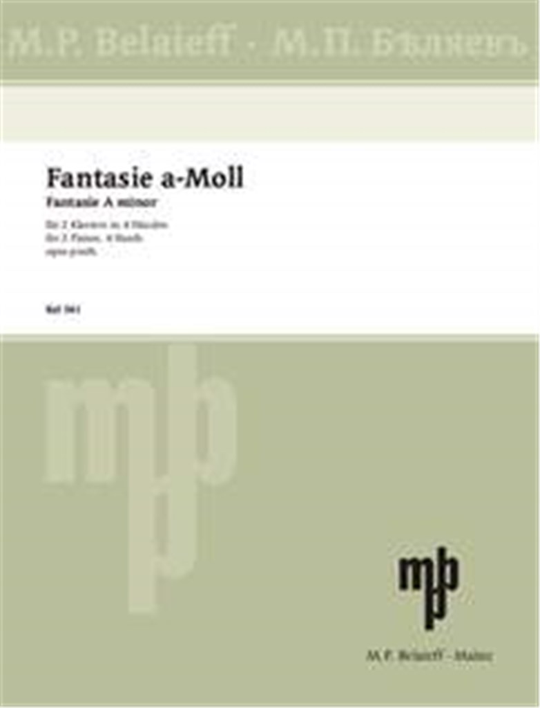 Fantasie a-Moll op. posth.