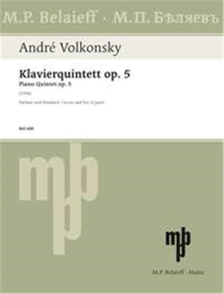Klavierquintett op. 5