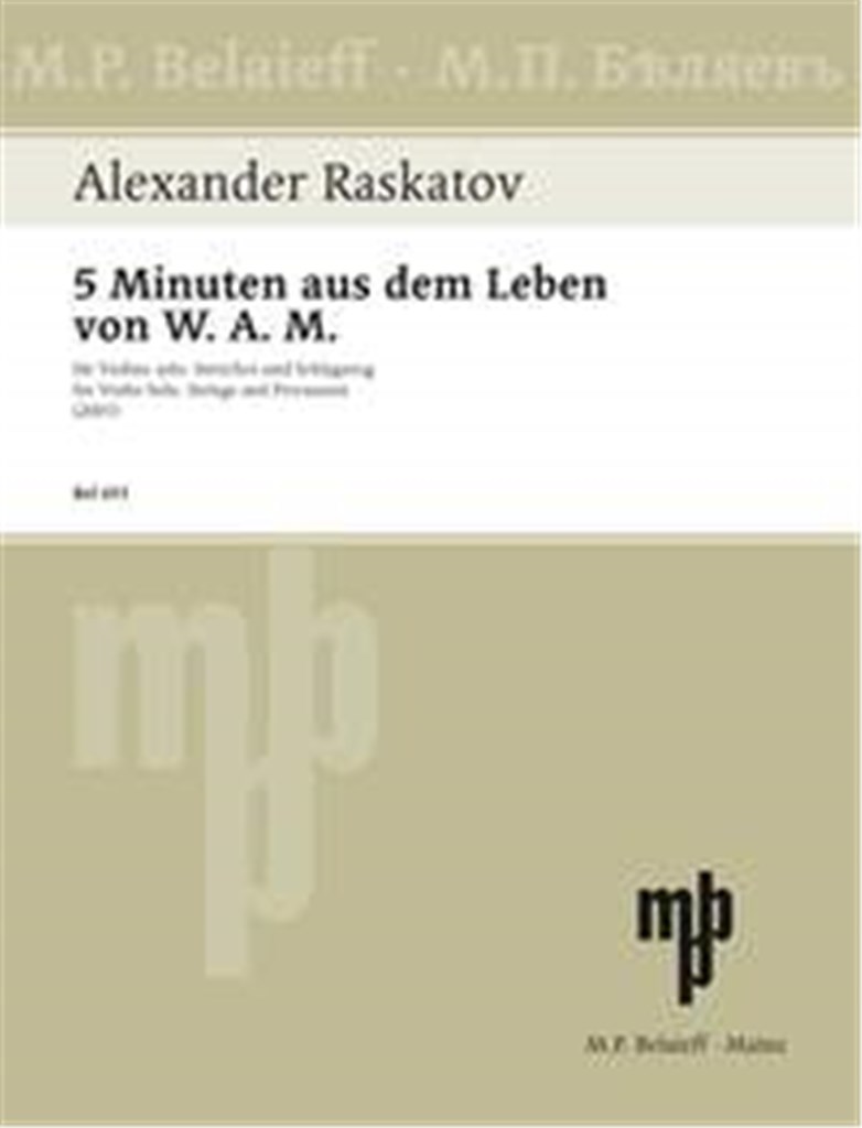 5 Minuten aus dem Leben von W. A. M.