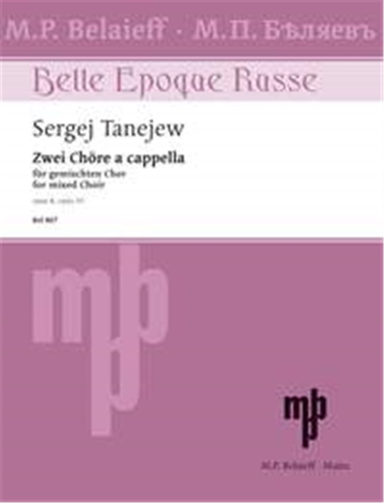 Zwei Chöre a cappella op. 8+10