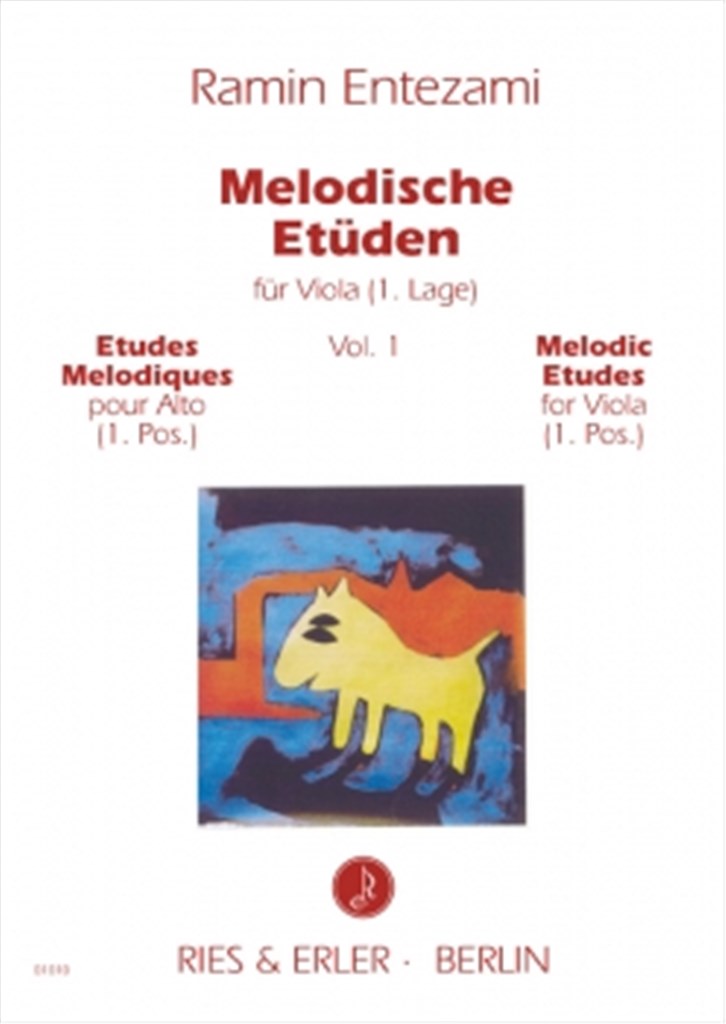 Melodische Etüden für Viola Vol. 1