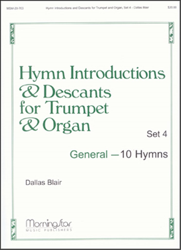 Hymn Introductions &Desc for Trumpet & Organ-Set 4