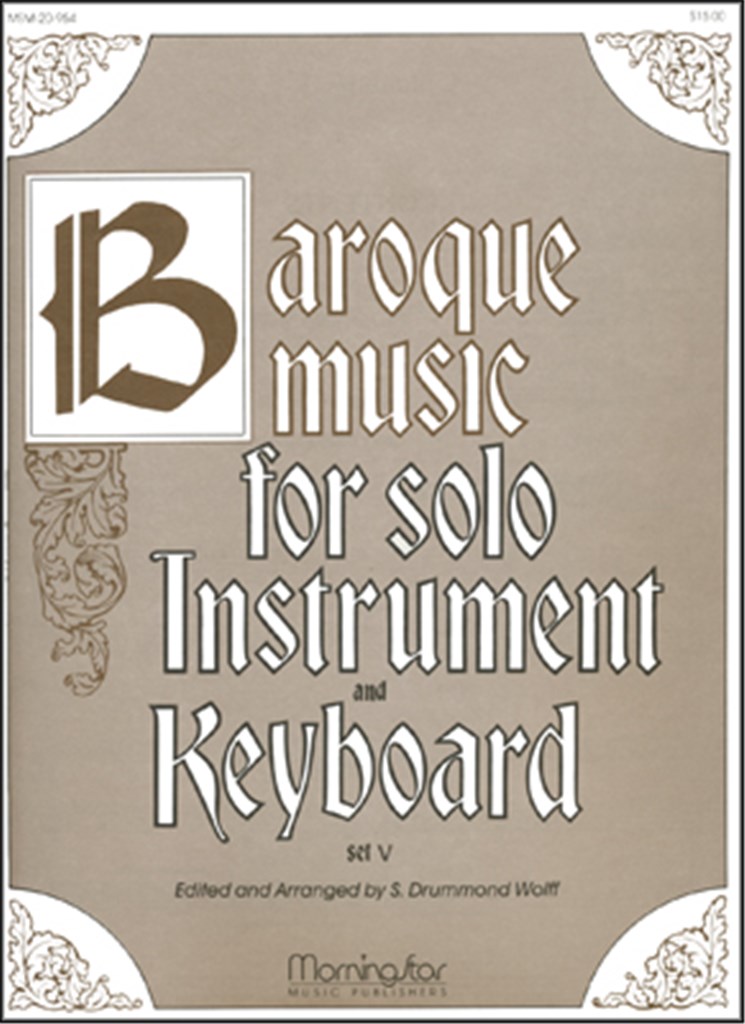 Baroque Music for Solo Inst. & Keyboard, V