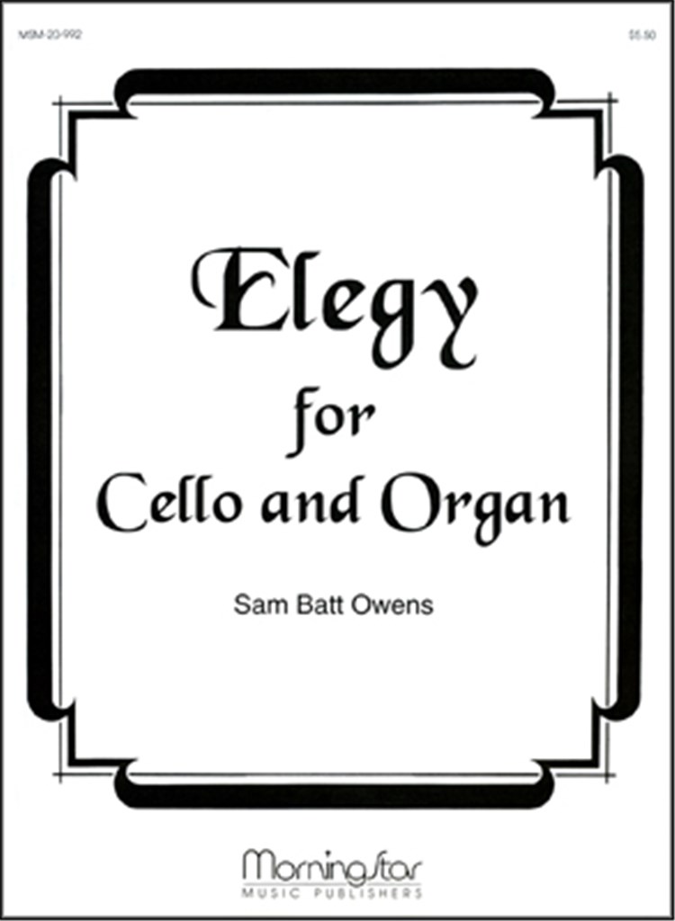 Elegy for Cello and Organ