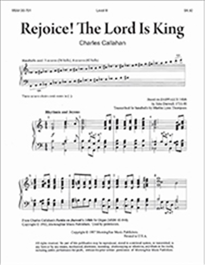 Rejoice, the Lord Is King