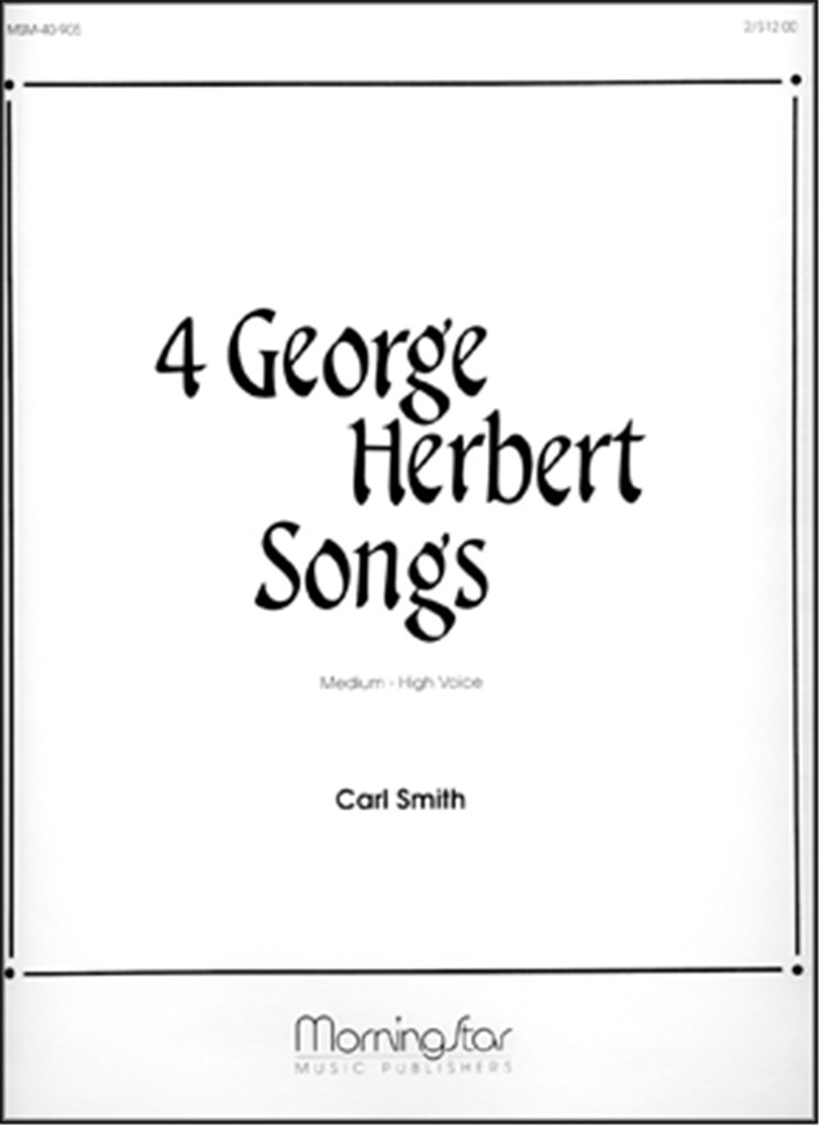 Four George Herbert Songs