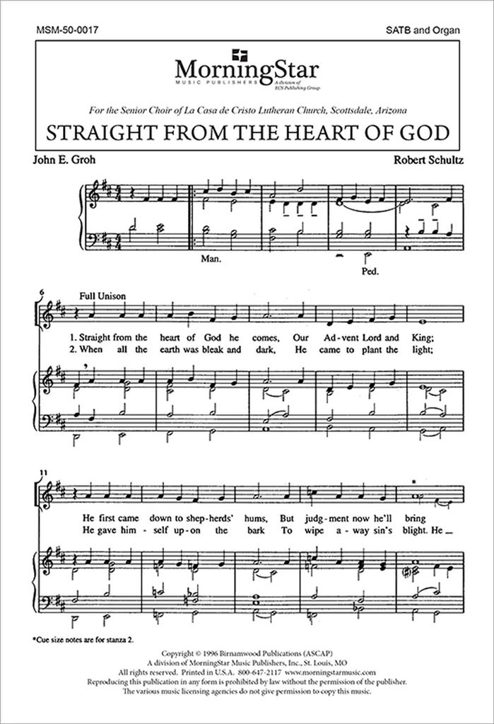 Straight from the Heart of God