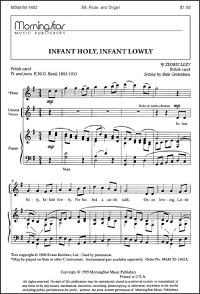 Infant Holy, Infant Lowly