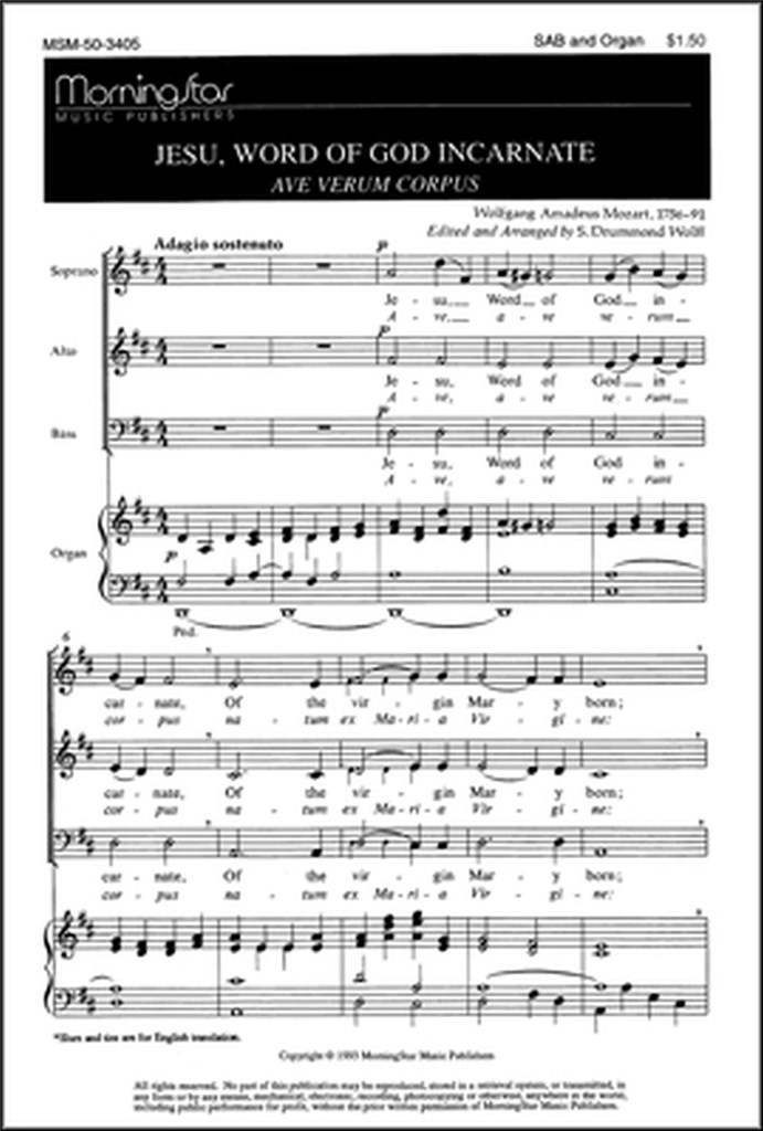 Jesu, Word of God Incarnate
